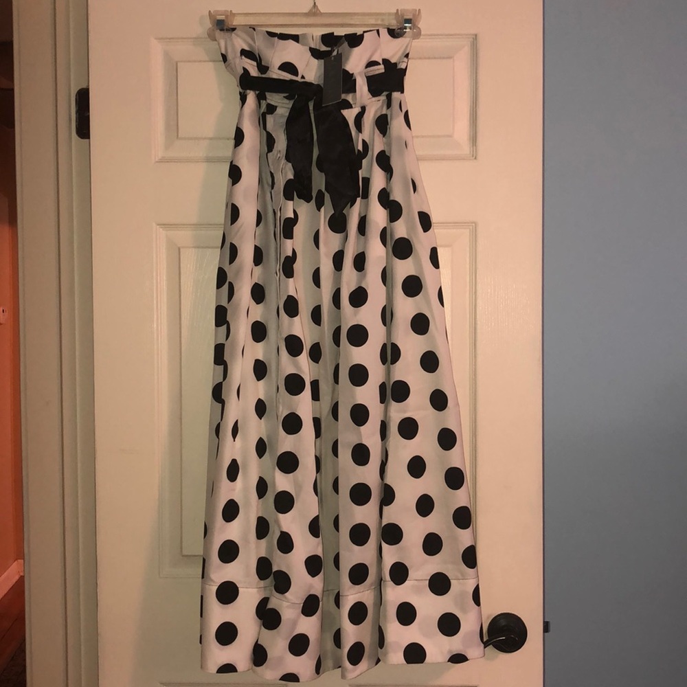 polka dot Gracia maxi skirt